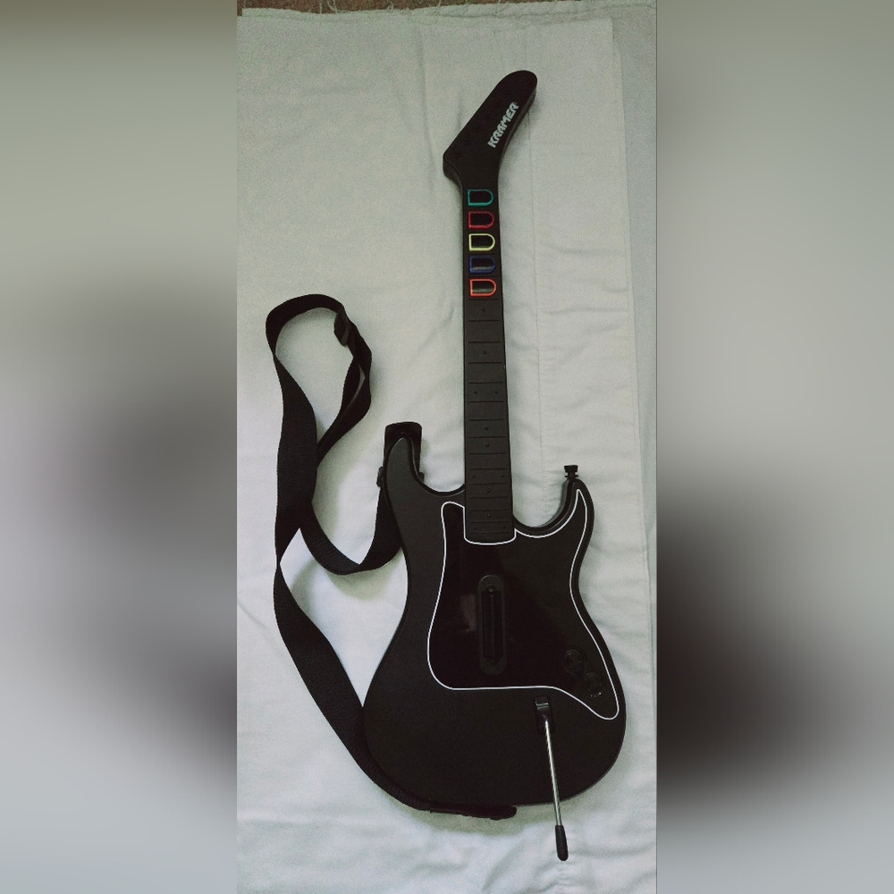 Guitar Hero PS2 Kramer Guitar Striker Red Octane Wireless Controller No Dongle